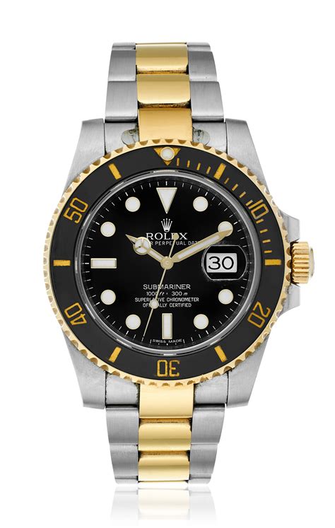 rolex submariner dual tone